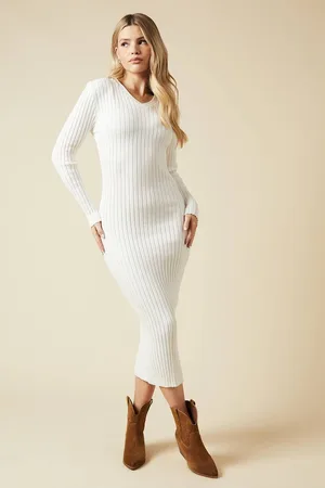 Dorothy Perkins Womens Chunky Ribbed Jumper Dress