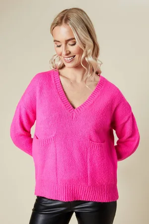 Dorothy Perkins Womens Pocket Front V Neck Jumper
