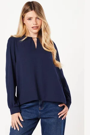 Dorothy Perkins Womens Bar Trim Overhead Blouse