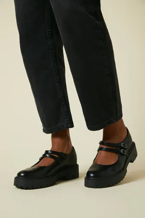 Dorothy Perkins Womens Vada Double Strap Mary Jane Chunky Shoes
