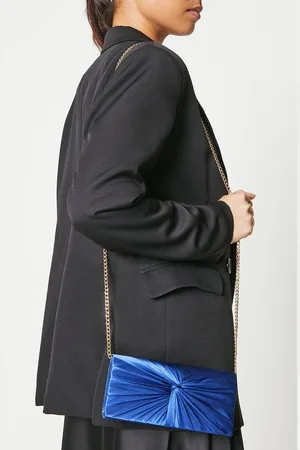 Dorothy Perkins Womens Beauty Twist Front Satin Clutch Bag
