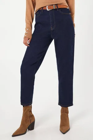 Dorothy Perkins Womens Petite Comfort Stretch Slim Mom Jean