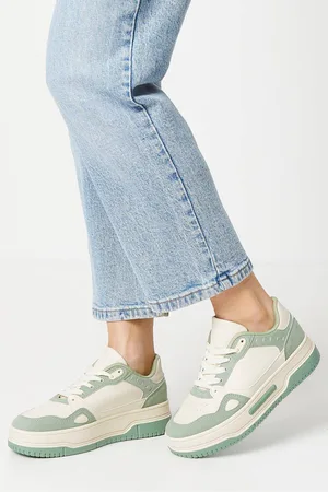 Faith Womens : Harlem Two Tone Lace Up Trainers