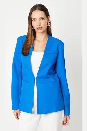 Dorothy Perkins Womens Collarless Blazer