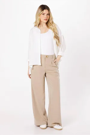 Dorothy Perkins Womens Tab Detail Wide Leg Trouser