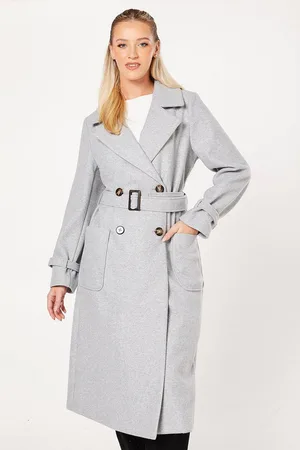 Dorothy Perkins Womens Double Breasted Trench Coat