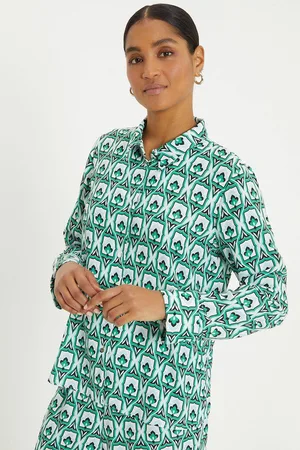 Dorothy Perkins Womens Geo Wide Cuff Shirt