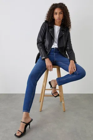 Dorothy Perkins Womens Comfort Slim Mom Jeans