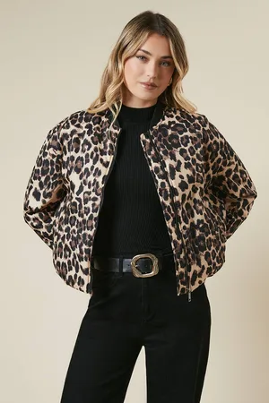 Dorothy Perkins Womens Print Bomber Jacket