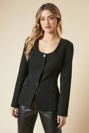 Dorothy Perkins Womens Scoop Neck Blazer