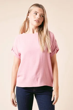 Dorothy Perkins Womens Roll Sleeve Blouse