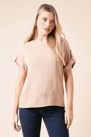 Dorothy Perkins Womens Roll Sleeve Blouse