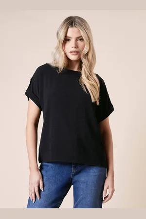 Dorothy Perkins Womens Roll Sleeve Blouse