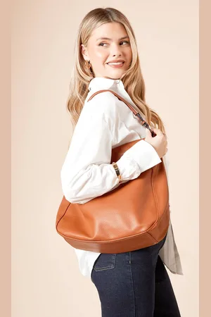 Dorothy Perkins Womens Rita Faux Leather Slouch Shoulder Bag With Tassel Detail