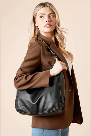 Dorothy Perkins Womens Rita Faux Leather Slouch Shoulder Bag With Tassel Detail