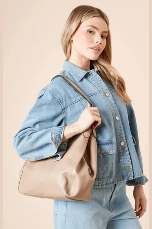 Dorothy Perkins Womens Ren Faux Leather Slouch Shoulder Bag With Multi Internal Pockets