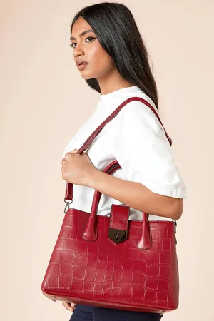 Dorothy Perkins Womens Ronnie Faux Croc Tote Bag With Multi Internal Pockets