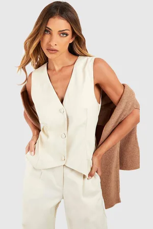 Boohoo Womens Tailored Woven Waistcoat