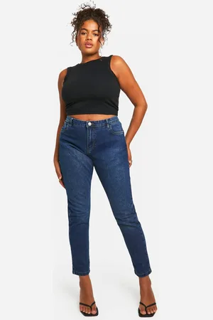 Boohoo Womens Basics Plus Stretch Skinny Jeans