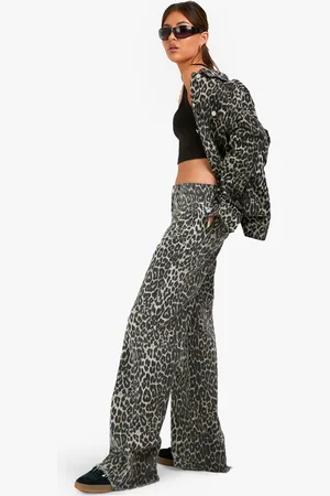 Boohoo Womens Straight Leg Jeans