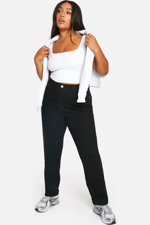 Boohoo Womens Plus Butt Shaper High Rise Skinny Jeans