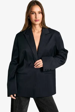 Boohoo Womens Tailored Single Breast Blazer