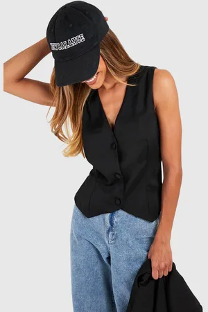 Boohoo Womens Tailored Woven Waistcoat