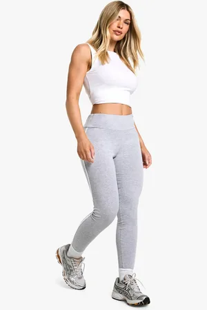 Boohoo Womens stripe side highwaisted legging