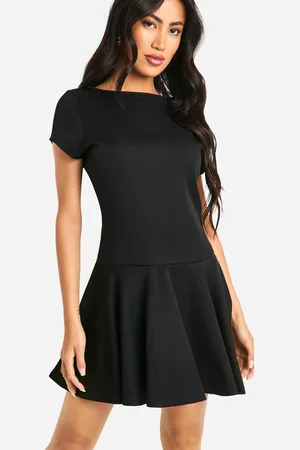 Boohoo Womens Skater A Line Mini Dress