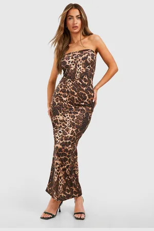 Boohoo Womens Bandeau Maxi Dress