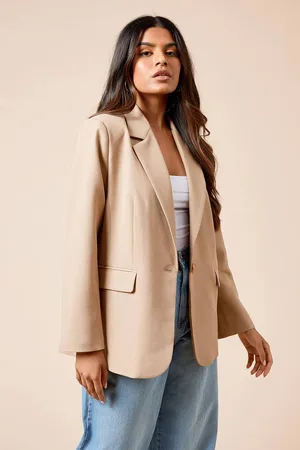 Dorothy Perkins Womens Petite Oversized Single Breasted Blazer