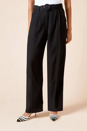 Dorothy Perkins Womens Belted Wide Leg Trouser
