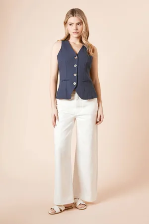 Dorothy Perkins Womens Tailored Button Detail Waistcoat