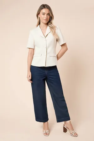 Dorothy Perkins Womens Short Sleeve Collared Waistcoat