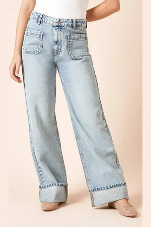 Dorothy Perkins Womens Straight Leg Jean With Patch Pockets