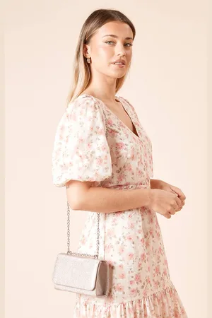 Dorothy Perkins Womens Cabo Textured Glitter Shoulder Cross Body Bag