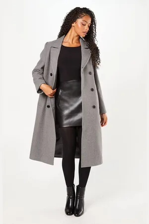 Dorothy Perkins Womens Double Breasted Maxi Coat