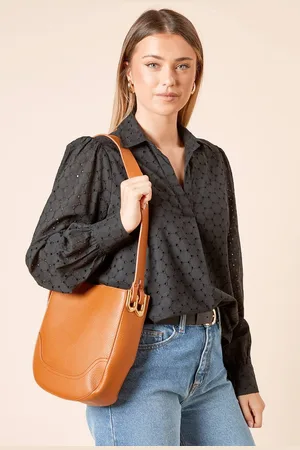 Dorothy Perkins Womens Berlin Faux Leather Shoulder Bag With Pouch