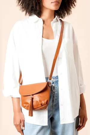 Dorothy Perkins Womens Florence Faux Leather Small Cross Body Bag With Tassel Detail