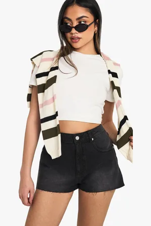 Boohoo Womens Denim Mini Short
