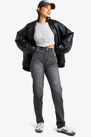 Boohoo Womens Tall Basic Slim Fit Jean