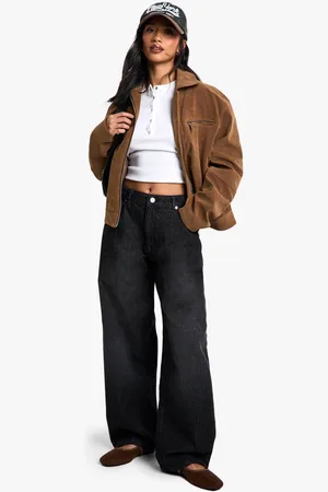 Boohoo Womens Petite Basic Boyfriend Jean