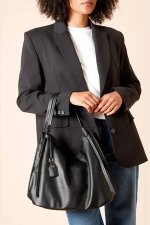 Dorothy Perkins Womens Stockholm Faux Leather Slouch Shoulder Bag With Crossbody Strap