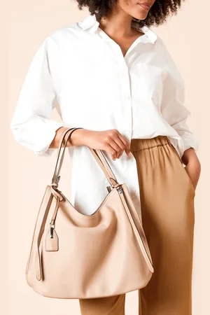 Dorothy Perkins Womens Stockholm Faux Leather Slouch Shoulder Bag With Crossbody Strap