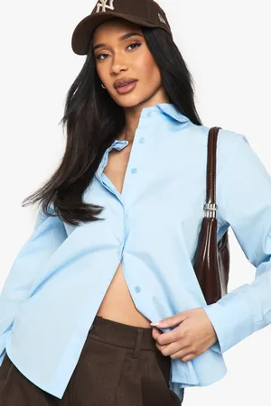 Boohoo Womens Basics Cotton Shirt
