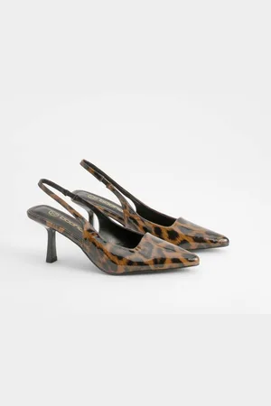Boohoo Womens Low Stiletto Slingback Court Shoe