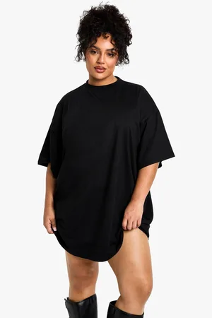 Boohoo Womens plus oversized t-shirt dress
