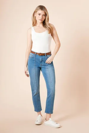 Dorothy Perkins Womens Slim Seam Detail Jean