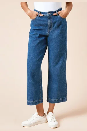 Dorothy Perkins Womens Cropped Wide Leg Jean