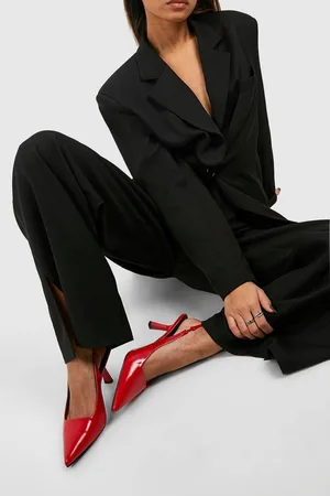Boohoo Womens Low Stiletto Slingback Court Shoe